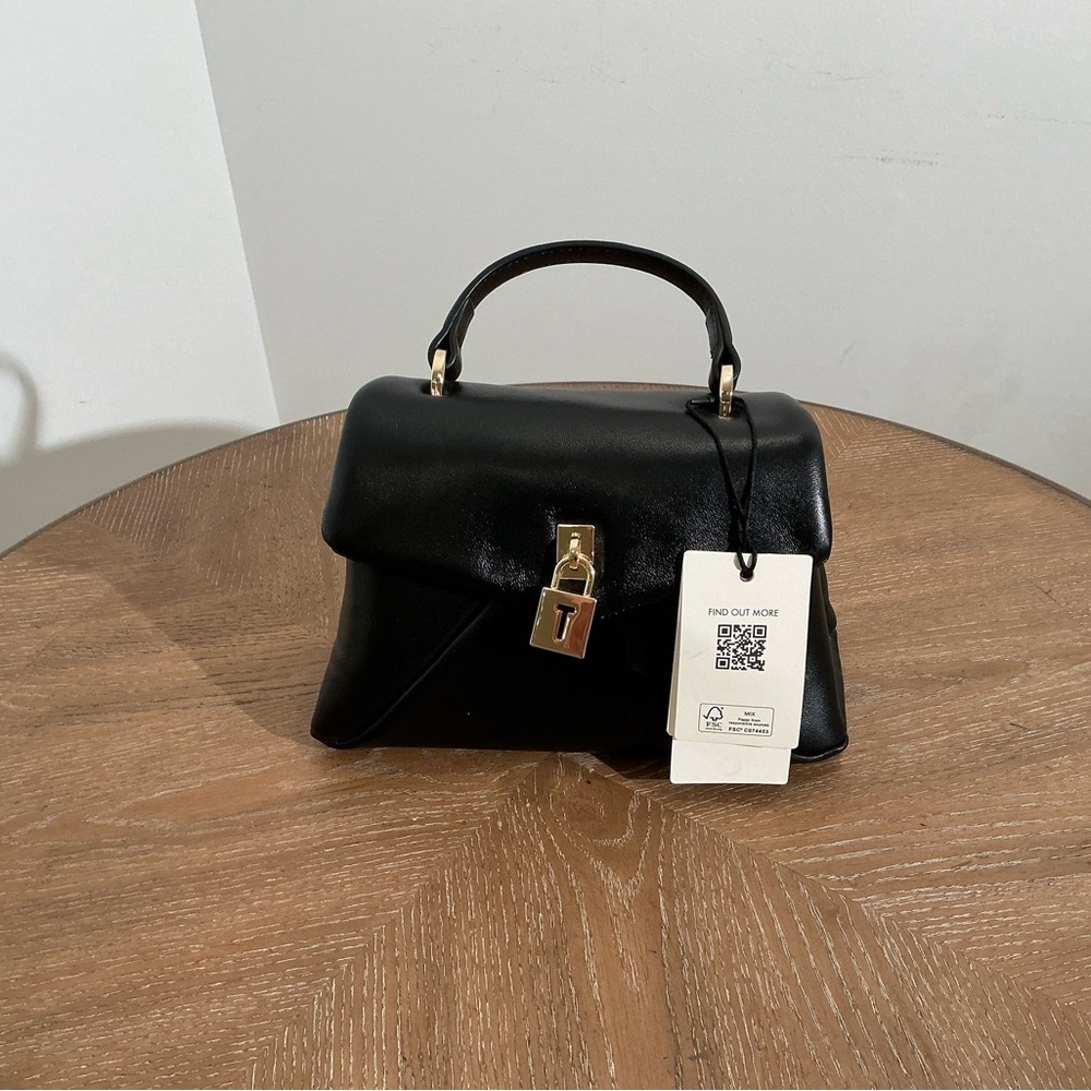 Ted Baker Black Leather Handbag - Picture 4 of 8